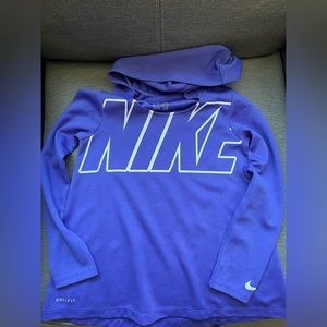 Little girls Nike pullover with a hood
